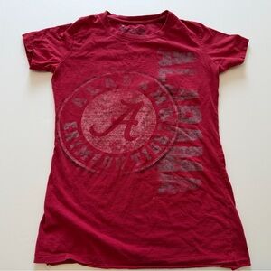 Alabama Crimson Tide Pressbox XL Red Graphic T Shirt Roll Tide